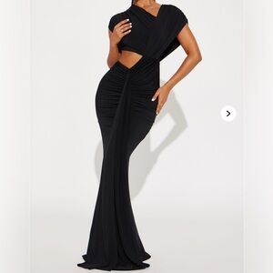 Fashion Nova Cutout Maxi Dress